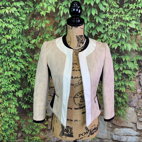 Karen Millen Jackets & Blazers - KAREN MILLEN Textured Cropped Zip Jacket, 2